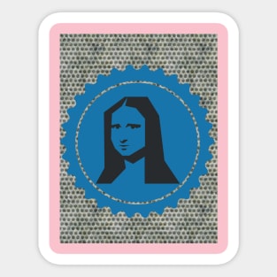 Monalisa T Shirt Sticker